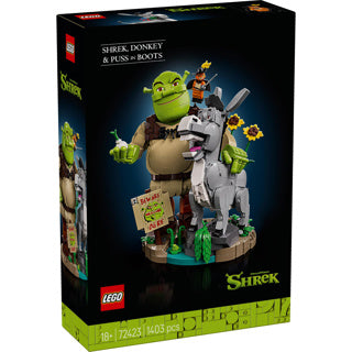 LEGO - shrek 72423 shrek ezel en de gelaarsde kat