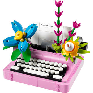 LEGO - creator 3in1 typemachine met bloemen keytar en bloempot speelgoed voor kinderen 31169