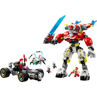 LEGO - dreamzzz 71497 coopers tijgermecha en zero's hot rod auto