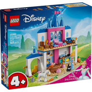 LEGO - ® ǀ disney princess assepoesters kasteel met dierenvriendjes - bouwspeelgoed voor kinderen met assepoester en 4 dieren - 43283
