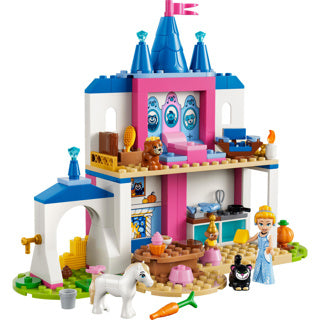 LEGO - ® ǀ disney princess assepoesters kasteel met dierenvriendjes - bouwspeelgoed voor kinderen met assepoester en 4 dieren - 43283