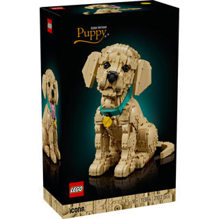 LEGO - ® icons golden retriever puppy - decoratieve dierenfiguur - bouwset voor volwassenen - 11384