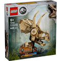 LEGO - jurassic world dinosaurusfossielen: triceratops schedel - 76969