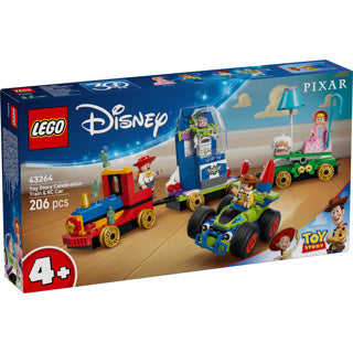 LEGO - disney 43264 toy story celebration train & rc car
