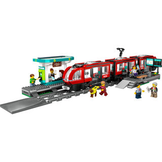 LEGO - city stadstram en station - 60423