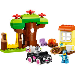 LEGO - duplo bluey pizzameisjes met muffin en bluey educatief speelgoed voor peuters 10469