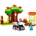LEGO - duplo bluey pizzameisjes met muffin en bluey educatief speelgoed voor peuters 10469