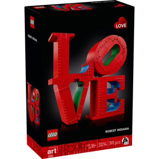 LEGO - art love woonaccessoire decoratie bouwpakket voor volwassenen valentijnscadeau - 31214