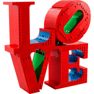 LEGO - art love woonaccessoire decoratie bouwpakket voor volwassenen valentijnscadeau - 31214