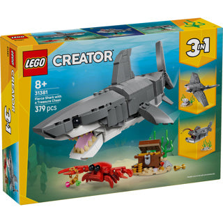 LEGO - creator 31381 woeste haai met schatkist