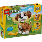 LEGO - ® creator 3in1 schattige dieren: speelse puppy - dierenset - bouw om tot eekhoorn of eend - 31382