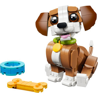 LEGO - ® creator 3in1 schattige dieren: speelse puppy - dierenset - bouw om tot eekhoorn of eend - 31382