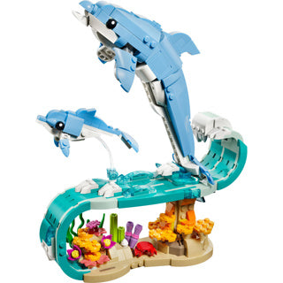 LEGO - ® creator 3in1 zeedieren: prachtige dolfijnen - bouw om tot een zeepaardje of krab - 31385