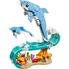 LEGO - ® creator 3in1 zeedieren: prachtige dolfijnen - bouw om tot een zeepaardje of krab - 31385