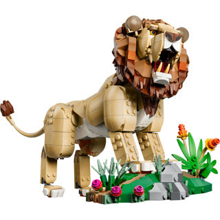 LEGO - creator 3in1 wilde dieren: majestueuze leeuw speelgoed voor kinderen met dieren figuren 31386