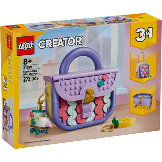 LEGO - creator 3in1 stijlvolle tas met opbergruimte koffer en opbergdoosje speelgoed 31391