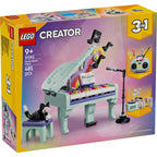 LEGO - creator 3in1 piano met kat en radio en platenspeler speelgoed voor kinderen 31392