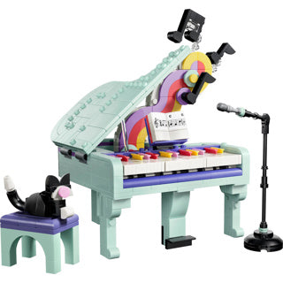 LEGO - creator 3in1 piano met kat en radio en platenspeler speelgoed voor kinderen 31392