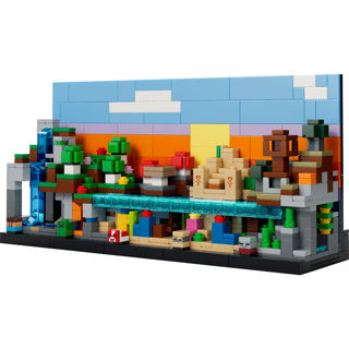 LEGO - minecraft minibiomen videogame speelgoed voor kinderen en kinderkamer decoratie - 21589