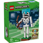 LEGO - ® minecraft® het skelet - decoratief gamingspeelgoed - modelbouwset - gamingmerchandise voor kinderen vanaf 10 jaar - 21594