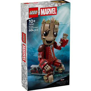 LEGO - marvel groot in ravager jumpsuit - bouwbaar superheld speelgoed voor kinderen - 76341
