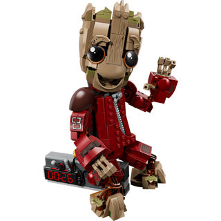 LEGO - marvel groot in ravager jumpsuit - bouwbaar superheld speelgoed voor kinderen - 76341