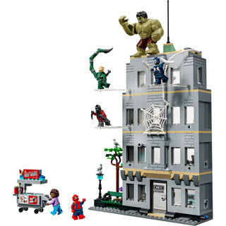LEGO - super heroes 76350 spiderman tegen hulk