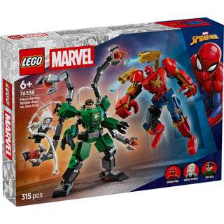 LEGO - marvel mechaduel: spider-man vs. doc ock superhelden - bouwpakket voor kinderen - 76338