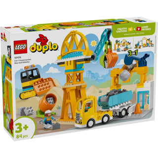 LEGO - duplo town 10476 - bouwplaats - meisjes en jongens - multicolor