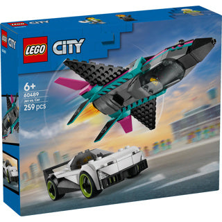 LEGO - city great vehicles - 60489 - straalvliegtuig vs. sportauto