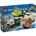 LEGO - city 60505 vliegtuig servicewagen en hovercraft remix