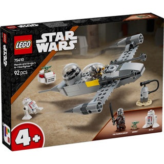 LEGO - star wars™ mando en grogu’s n-1 starfighter™ - 75410