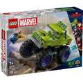 LEGO - marvel de hulk truck vs. thanos - superhelden speelgoed - 76312