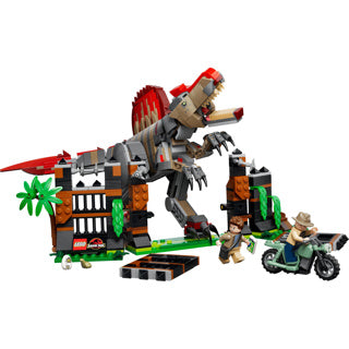 LEGO - jurassic world spinosaurus ontsnapping dinosaurus speelgoed voor kinderen 77982