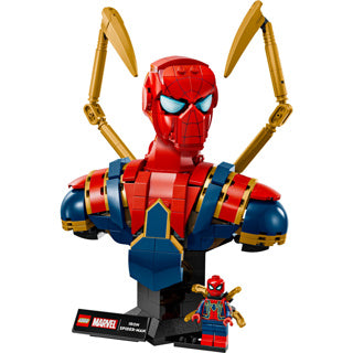 LEGO - super heroes 76326 iron spider-man buste