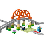 LEGO - duplo town 10426 treinbrug en rails uitbreidingsset