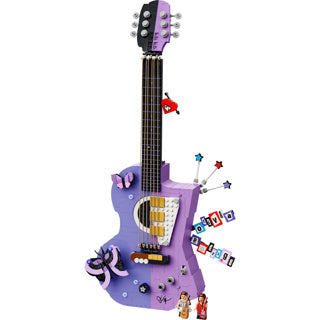 LEGO - editions olivia rodrigo's dubbele gitaar bouwpakket voor kinderen en tienerkamer decoratie - 43031