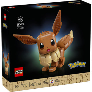 LEGO - pokémon eevee bouwpakket voor volwassenen met dieren figuur - 72151