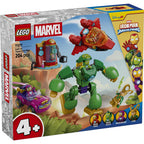 LEGO - ® ǀ marvel iron man en zijn fantastische vriendjes loki tegen team iron man - cadeau voor kinderen vanaf 4 jaar - 11211
