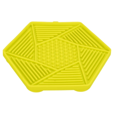 Trixie lick'n'snack mat met zuignappen siliconen groen