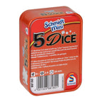 999games schmidt 5 dice dobbelspel in blik