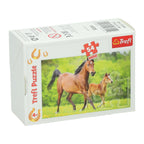 - Mini Puzzel Paarden 54 stuks