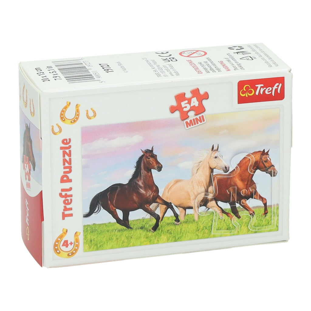 - Mini Puzzel Paarden 54 stuks