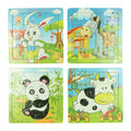 Houten puzzel dier, 16st.
