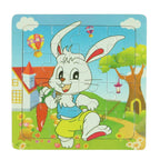 Houten puzzel dier, 16st.