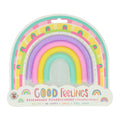 Regenboog stretch touwen fidget, 6st.