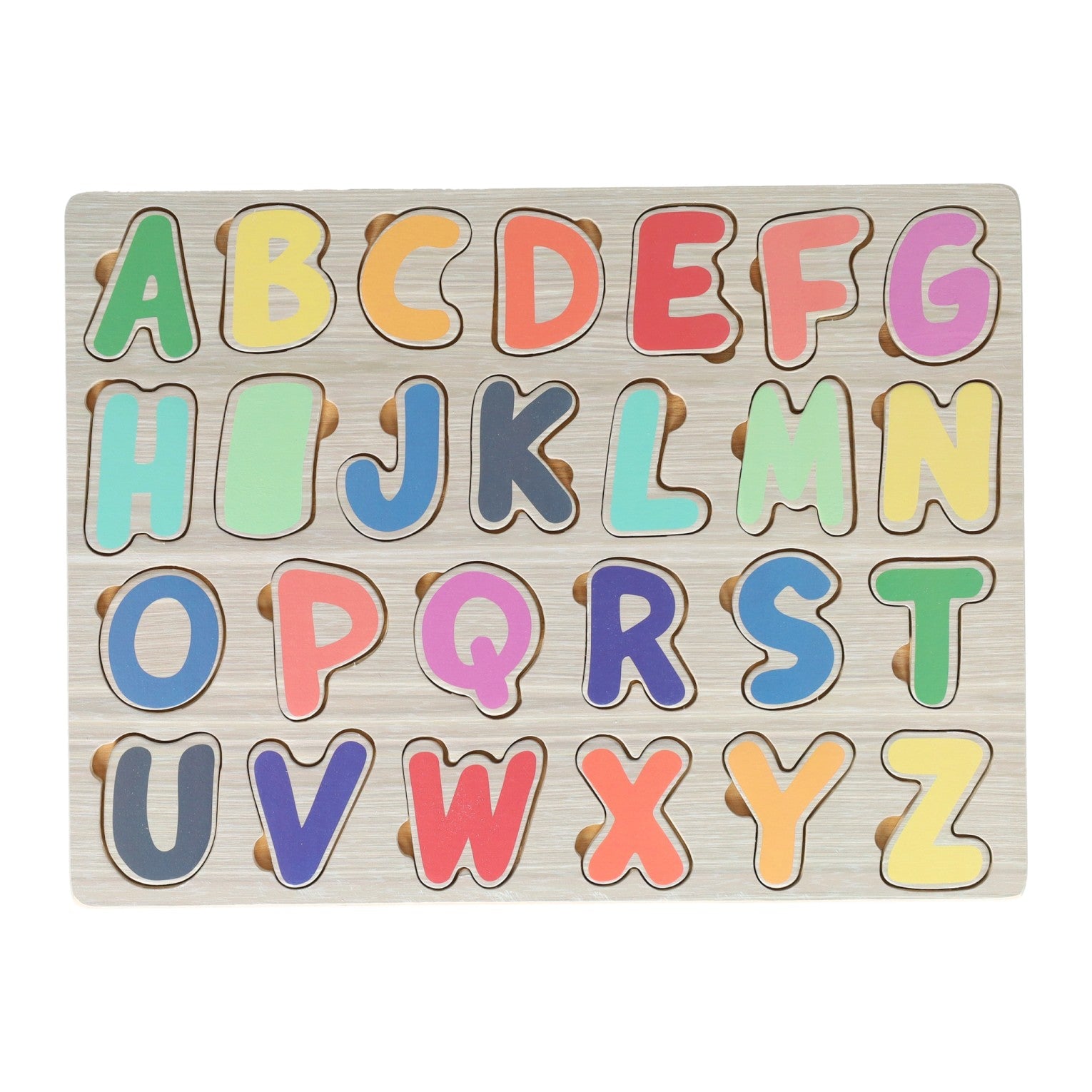 - Houten Letters Inlegpuzzel - 26 stuks