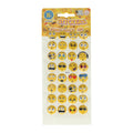 3d stickers - 32 lachgezicht stickers