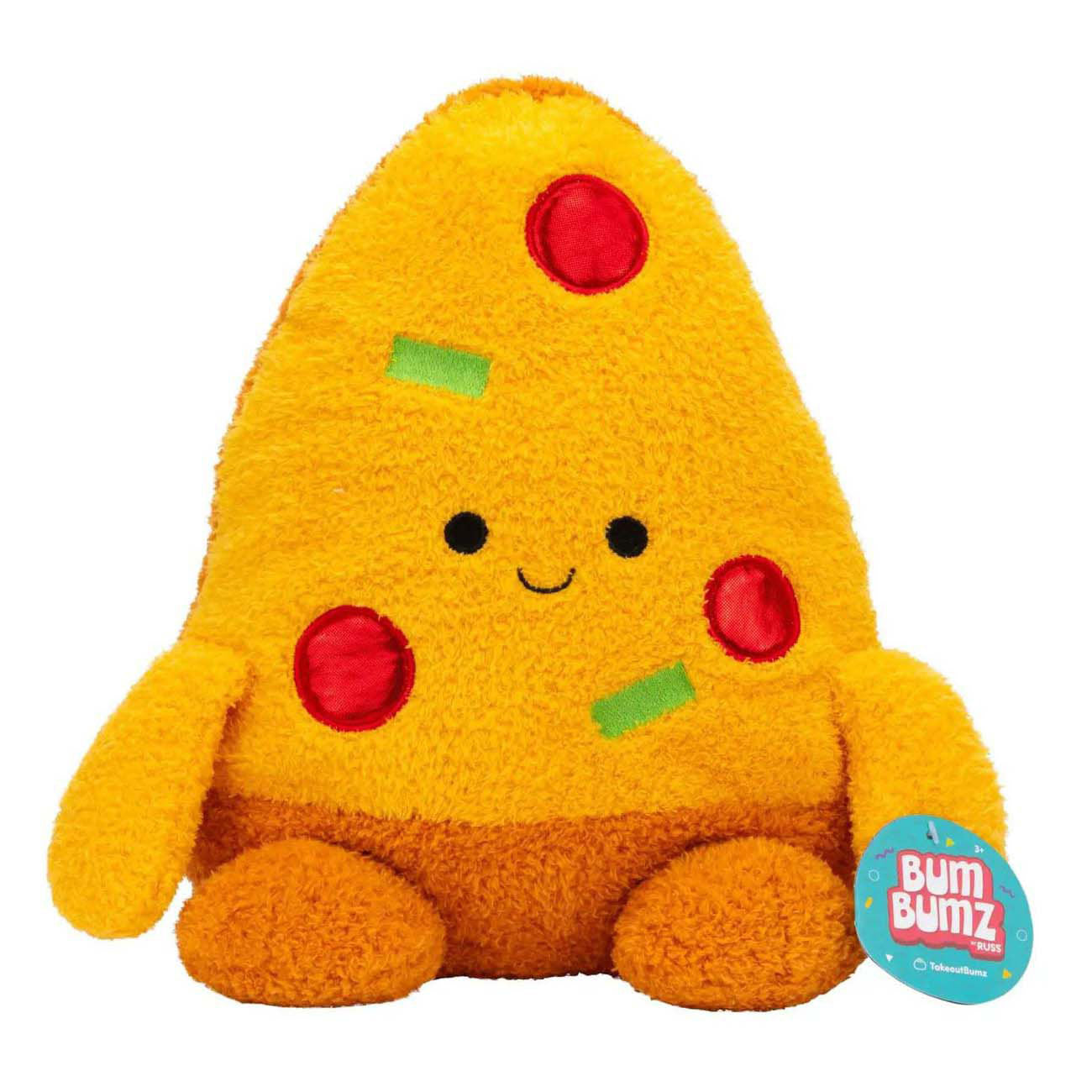 Bumbumz knuffel pizzapunt - 30cm