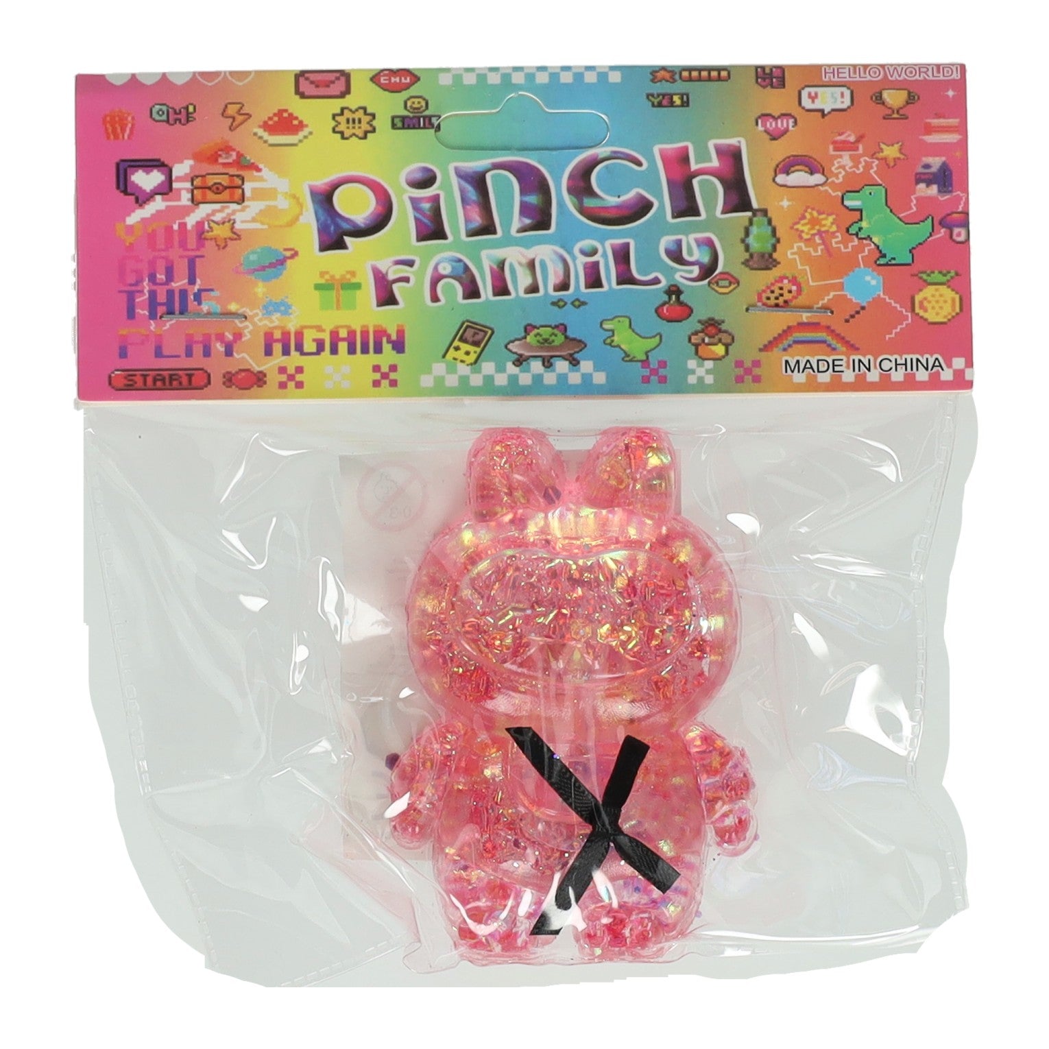 Squeeze pinch family fidget knijpdiertje